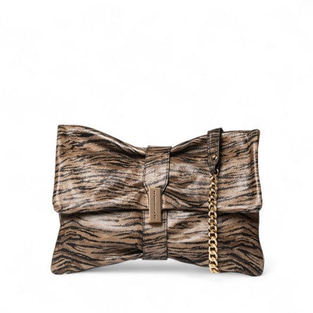 Marc Ellis Borsa A Tracolla Bryony Zb Camel Zebra /Gold