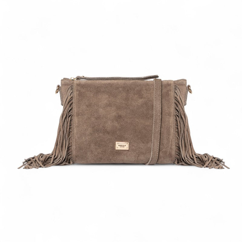 Marc Ellis Borsa A Spalla Calira CM Dark Taupe /Gold