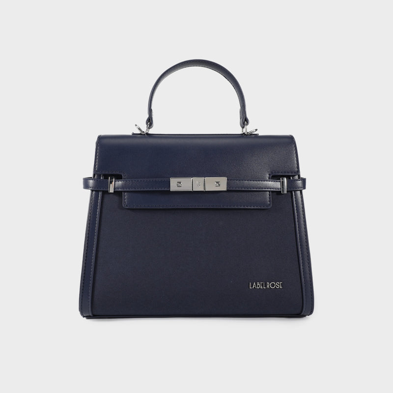 Borsa a mano GRACE SUEDE BIG - BLUE