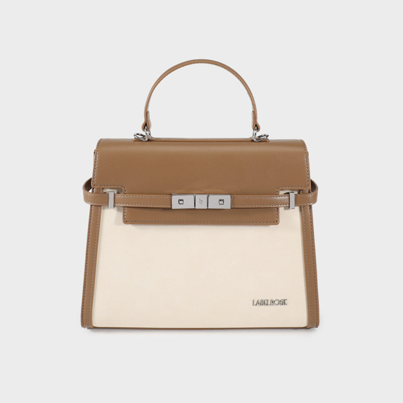 Borsa a mano GRACE SUEDE BIG - TAUPE