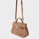Label Rose Borsa a mano GRACE TEDDY- CARAMEL