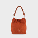 Label Rose Borsa a secchiello MATILDE SUEDE - CUOIO