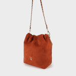 Label Rose Borsa a secchiello MATILDE SUEDE - CUOIO
