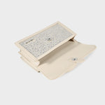 Label Rose Borsa a Mano Paige Strass Crema