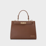 Label Rose Borsa a mano PARIS SMALL -COFFEE BROWN