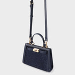Label Rose Borsa a Mano Paris Mini Strass Blue