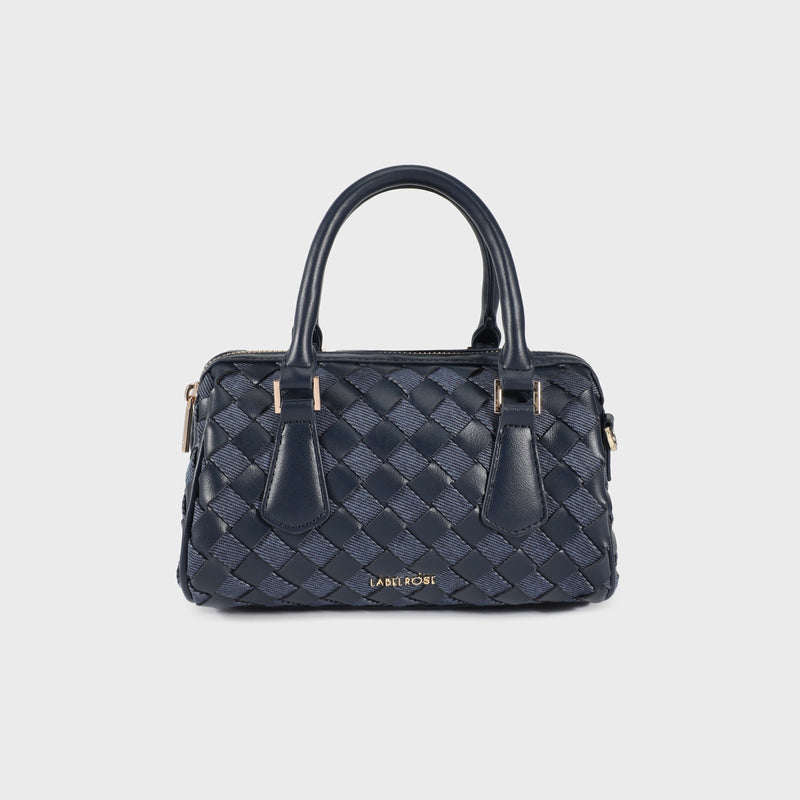 Label Rose Borsa a mano TWIST- BLU