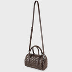 Label Rose Borsa a mano TWIST- BROWN