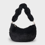 Label Rose Borsa in teddy CAMILLA - NERO