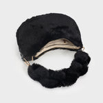 Label Rose Borsa in teddy CAMILLA - NERO