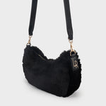 Label Rose Borsa in teddy CAMILLA - NERO