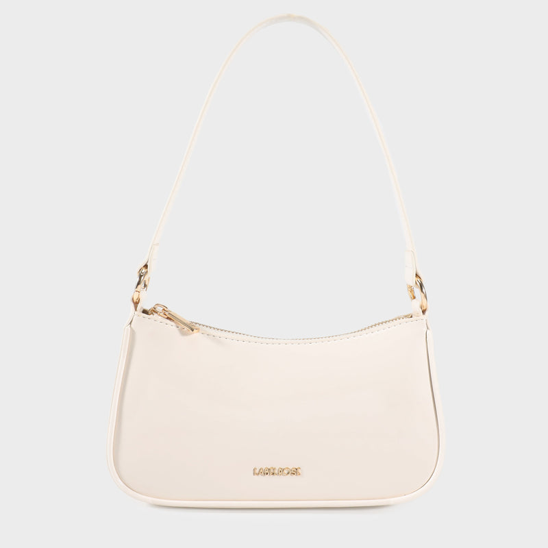 Label Rose Borsa a Spalla Emma Vernice Cream