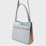 Label Rose Borsa a spalla GRACE LIGHT BLUE