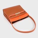 Label Rose Borsa a spalla GRACE LIGHT BROWN