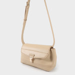 Label Rose Borsa a spalla GWYNETH-  BEIGE