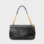 Label Rose Borsa a Spalla Kayla Black Gold