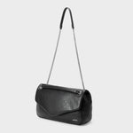 Label Rose Borsa a Spalla Kayla Black Silver
