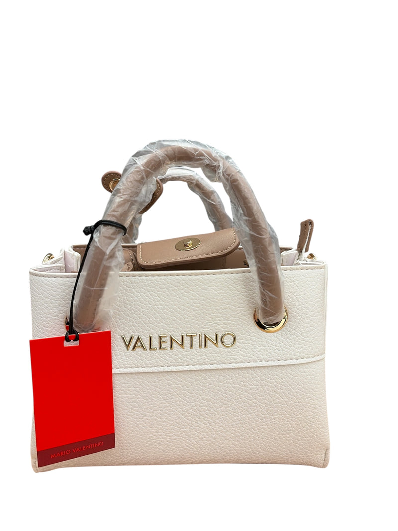 Mario Valentino Borsa a mano Alexia Bianco/Cuoio