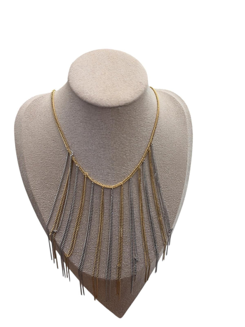 Nali' Collana Girocollo Con Frange Oro/Argento DWCL0113