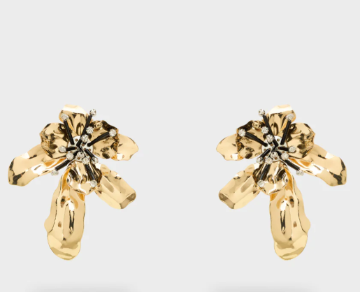 Nali' Orecchini Fiori Laminati Oro/Argento EMOR1860