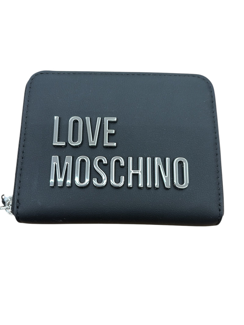 Love Moschino Portafoglio Piccolo Nero/Argento
