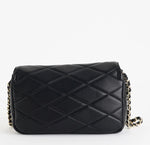 GAELLE BORSA A TRACOLLA NERA CON PERLE GAACW02441