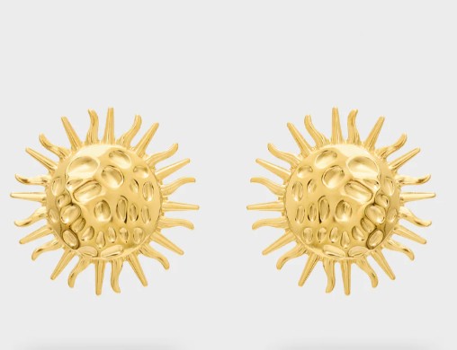 Nali' Orecchini Sun Martellati Oro MEOR0772