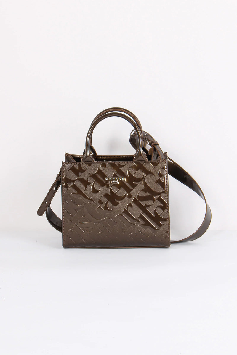 Gaelle Mini Shopping Vernice Moro
