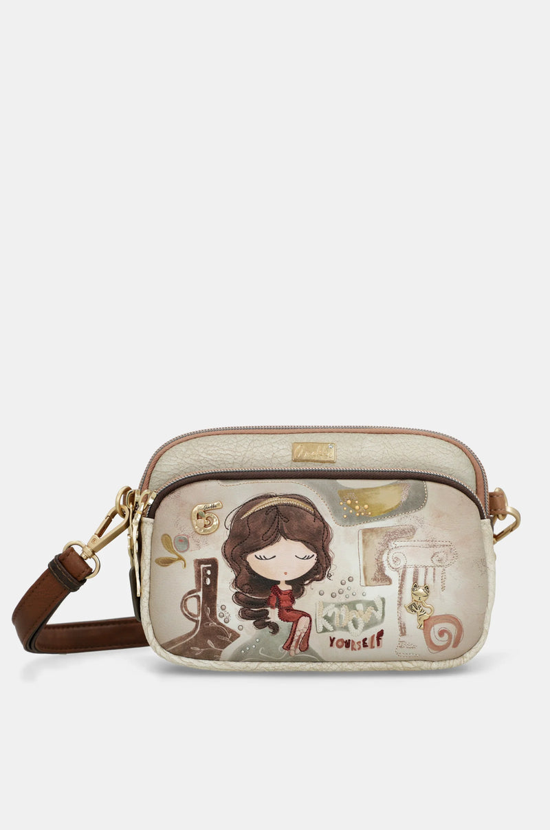 ANEKKE BORSA A TRACOLLA A 3 SCOMPARTI PICCOLA MUSE