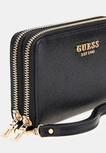 Guess Portafoglio Doppia Zip Amorette Black