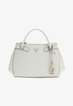 Guess Borsa a mano Serenova Saffiano off White