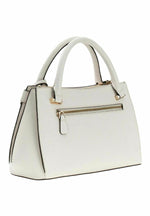 Guess Borsa a mano Serenova Saffiano Off White