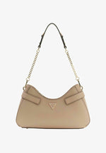 Guess Borsa a spalla Serenova Saffiano Pale Mocha