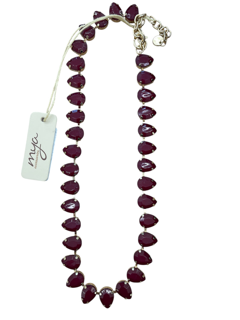 Mya Accessories Collana Bordeaux F11491