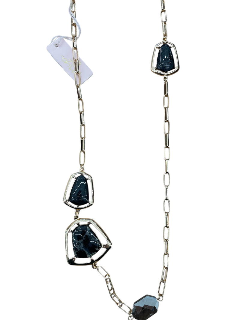 Mya Accessories Collana Lunga Nera G11480