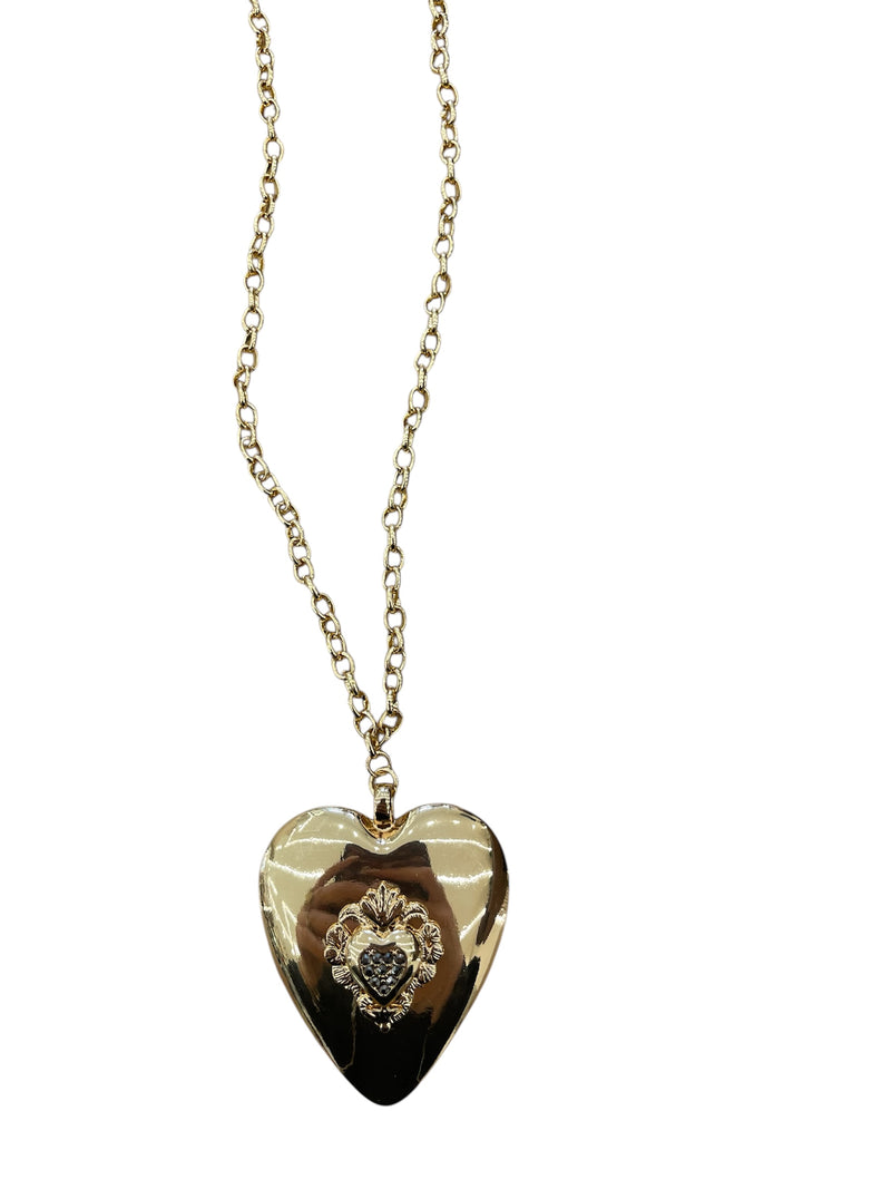 Mya Accessories Collana con cuore Oro G16160