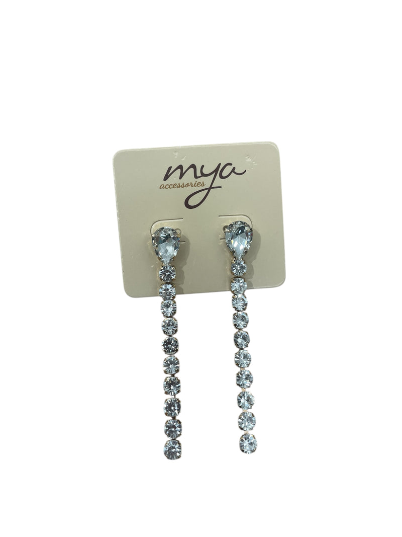 Mya Accessories Orecchini Oro Con Pietre Trasparenti F18071