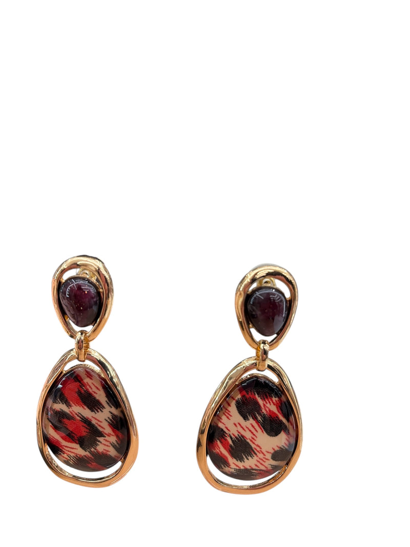 Mya Accessories Orecchini Pendenti Maculati