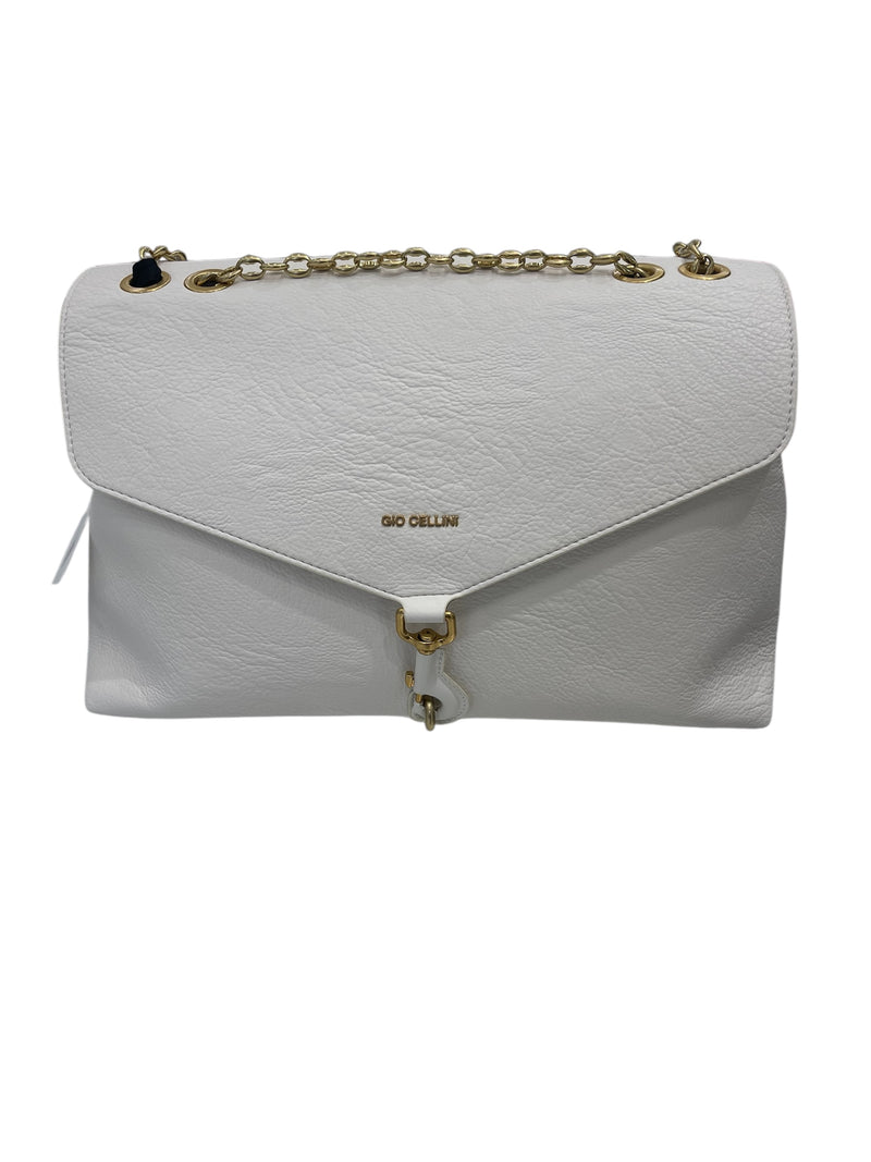 Gio Cellini Borsa a Spalla/Tracolla Bianca