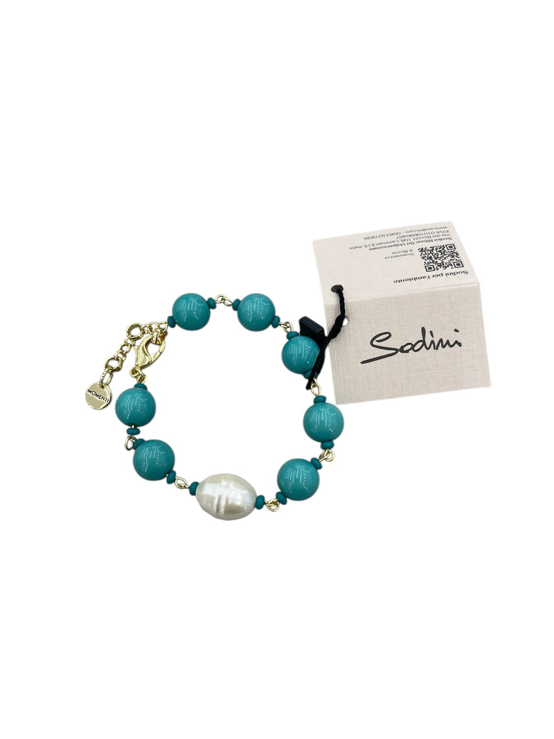 Sodini Bracciale con Perle Verdi 832359G