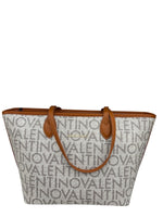 Mario Valentino Borsa A Spalle Logo Beige/Cuoio VBSA1F02