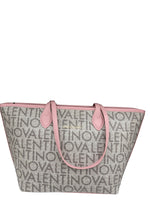 Mario Valentino Borsa A Spalle Logo Rosa/Beige VBSA1F02