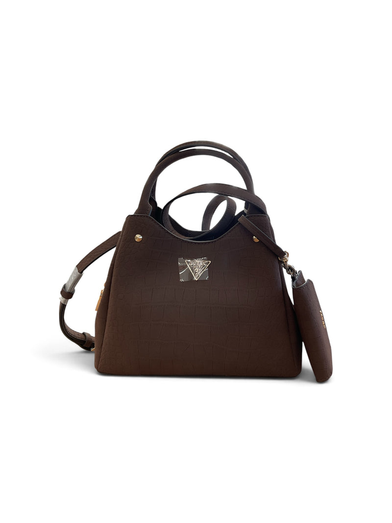 Guess Borsa a Spalla + Tracolla Lorella Espresso CG230622