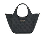 Guess Borsa a mano Calista Mini Logata Grigio Nero