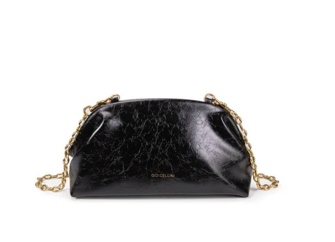 Gio cellini borsa a mano Nera lucida