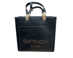 Gattinoni Borsa a Mano/Tracolla Amelia M. Double Handle PU Black
