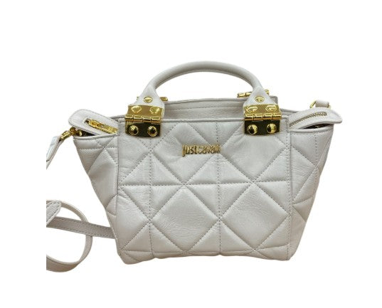 Just Cavalli Borsa a Mano/Tracolla Trapuntata Neutra