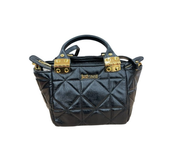 Just Cavalli Borsa a Mano/Tracolla Trapuntata Nera