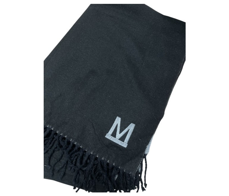 Marc Ellis Sciarpa Reverse Nero/Grigio