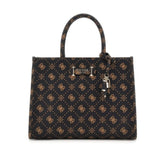 Guess Borsa a Mano/Tracolla Marrone Logata